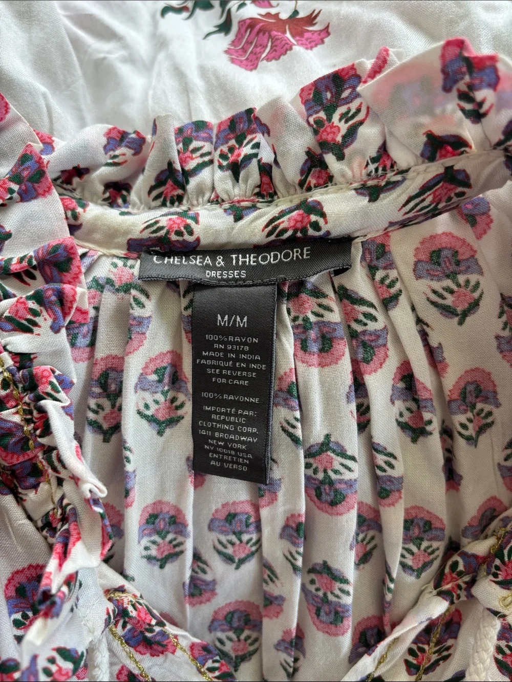 Chelsea & Theodore floral paisleys dress
